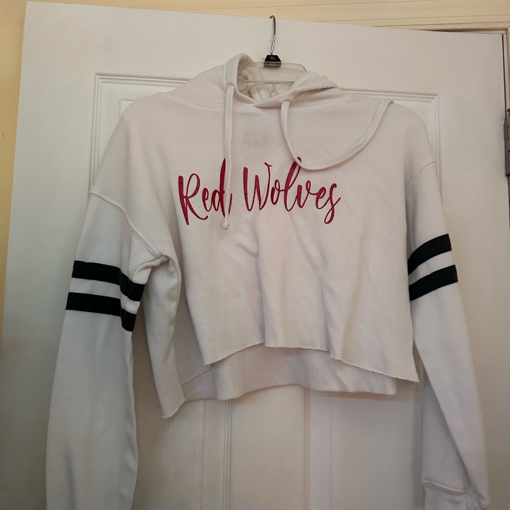 Small Conrad RedWolves Cropped Hoodie